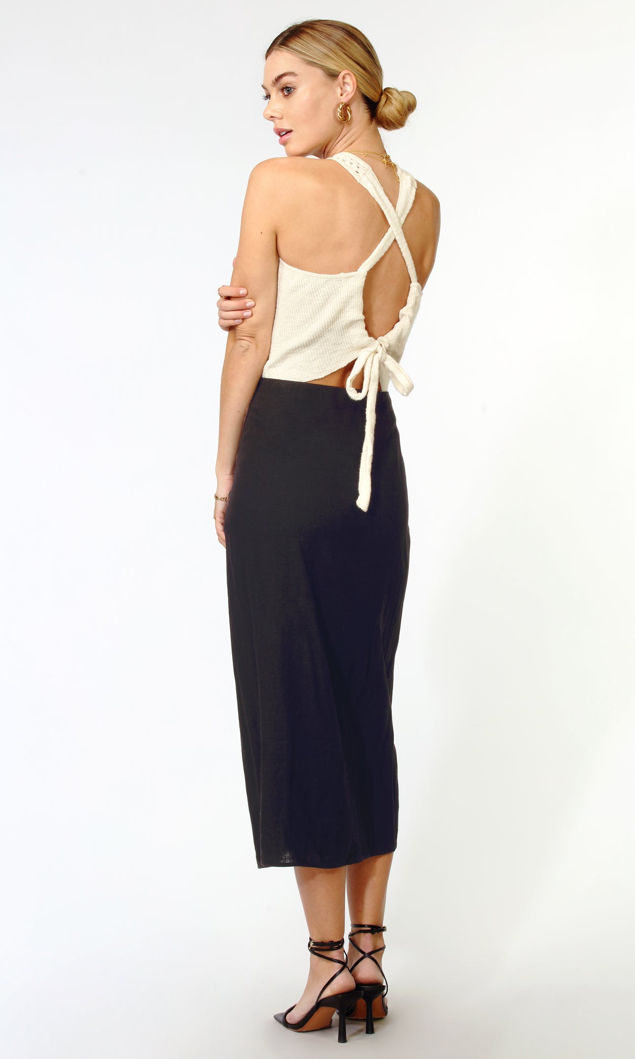 BRENDA PAREO MIDI SKIRT
