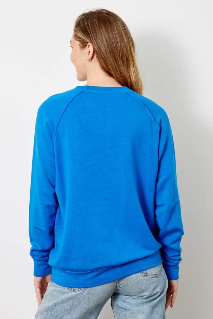 VITA SWEATER - DOG MAMA - BLUE ASTER