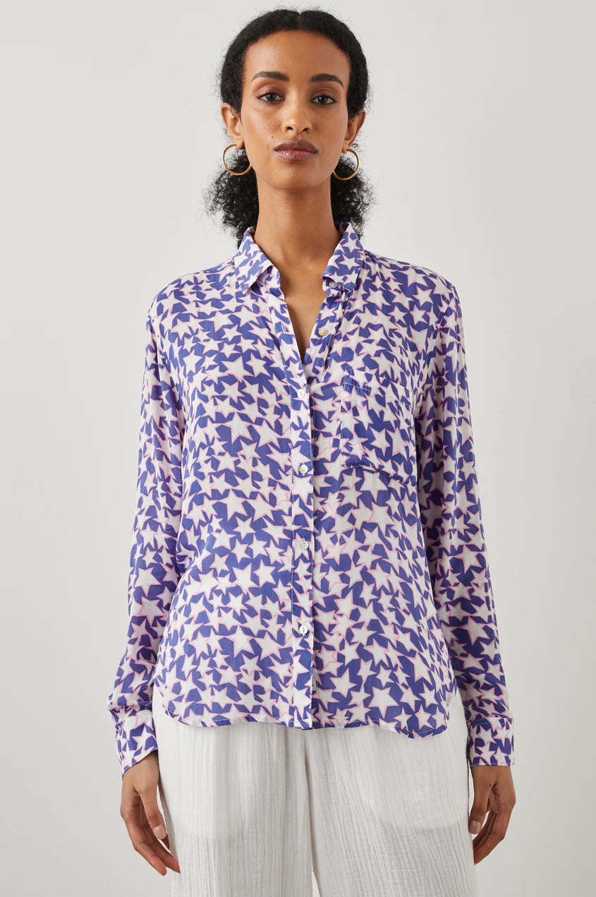 JOSEPHINE SHIRT - PINK STARS