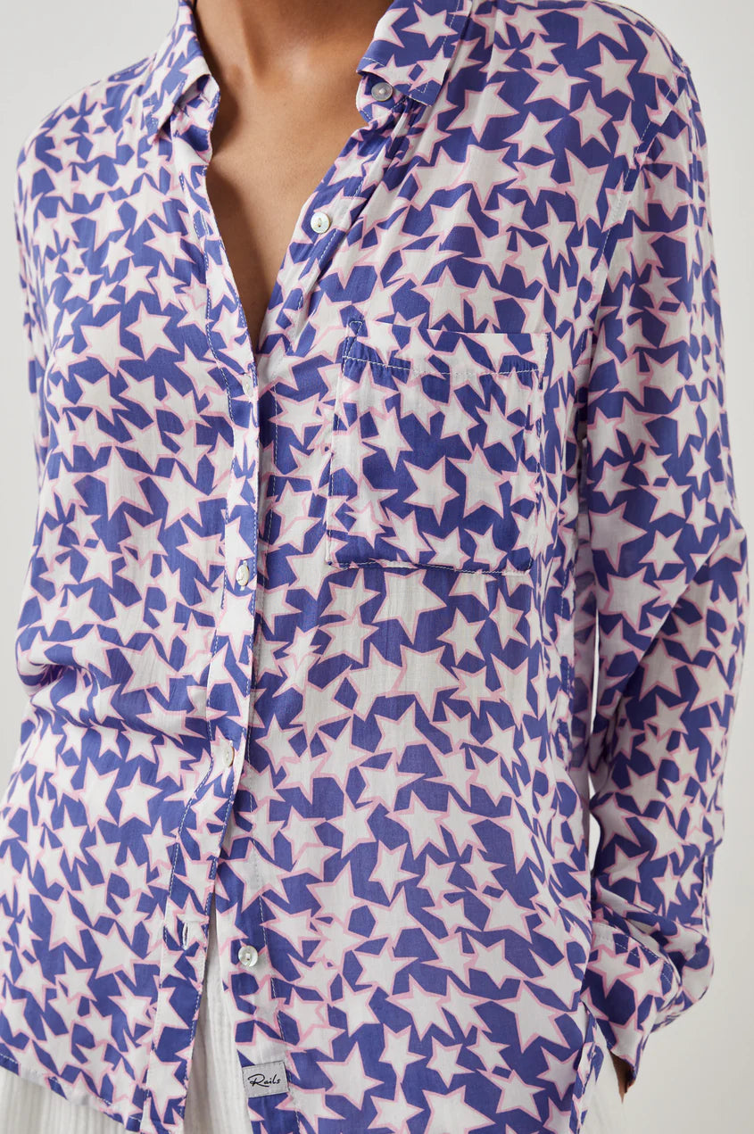 JOSEPHINE SHIRT - PINK STARS
