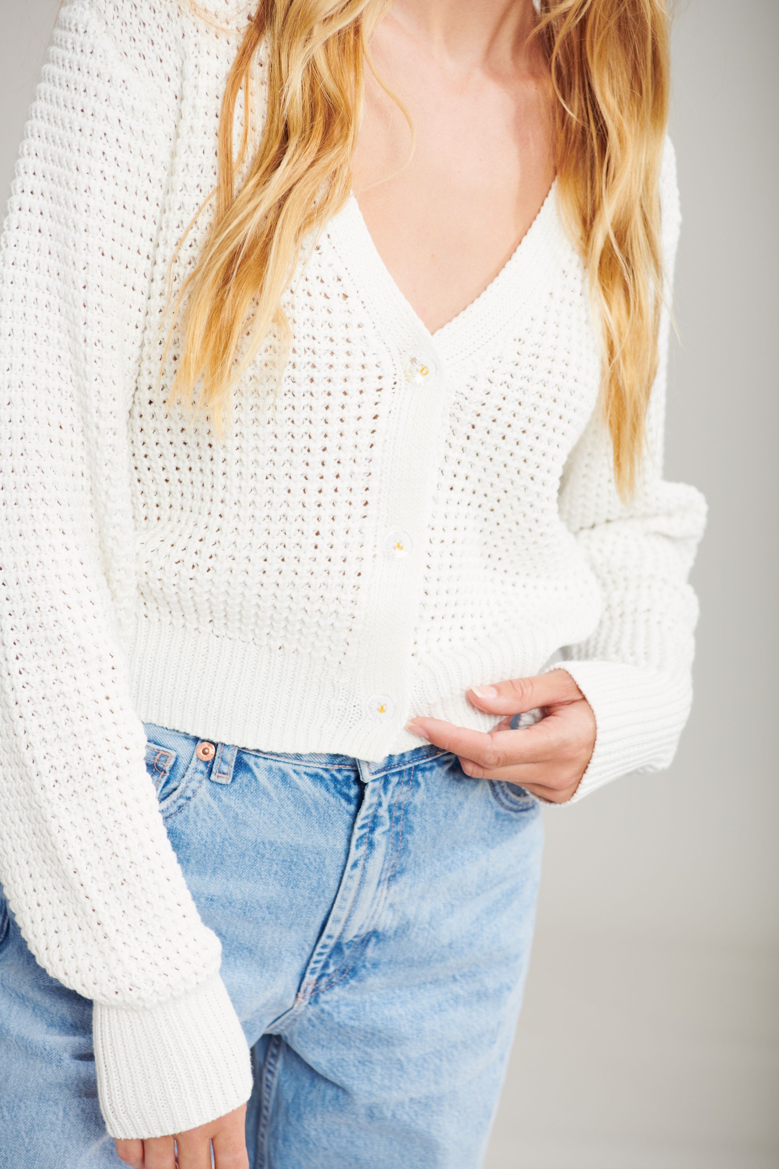 OLLIE CARDIGAN - DAFFODIL