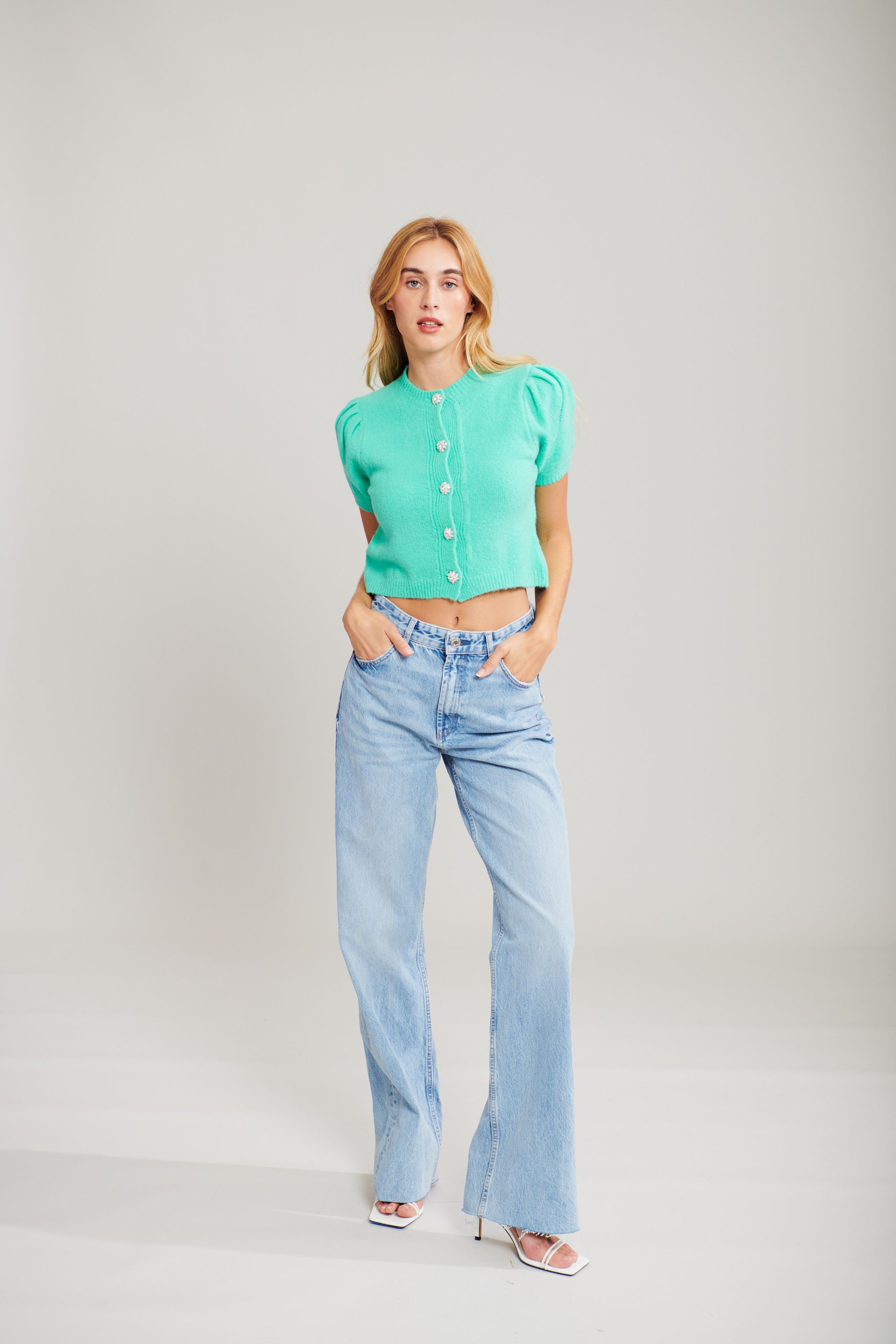 AXEL SWEATER - TROPICAL AQUA