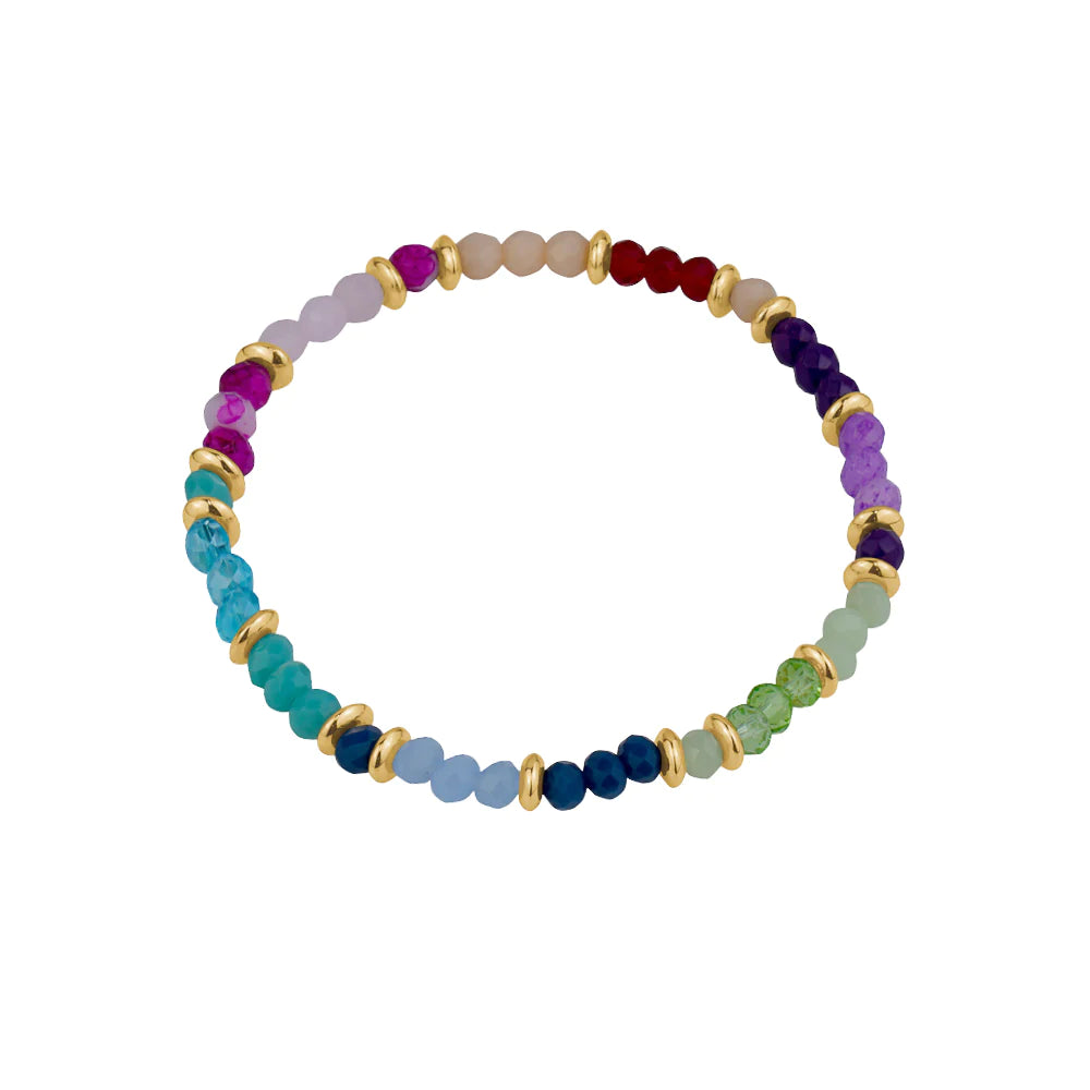 GLASS BEADED LOVE BRACELETS (VARIOUS COLOURS)