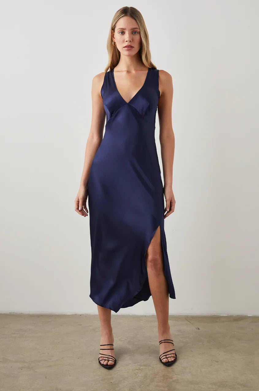 MONIQUE DRESS - NAVY