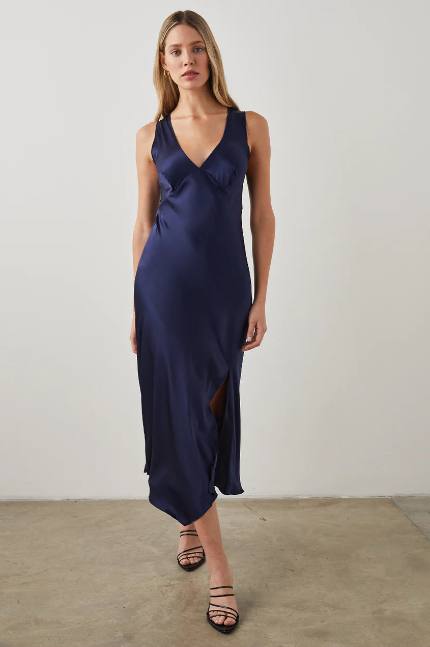 MONIQUE DRESS - NAVY