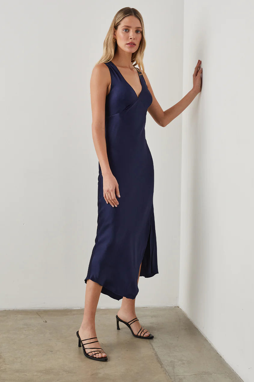 MONIQUE DRESS - NAVY