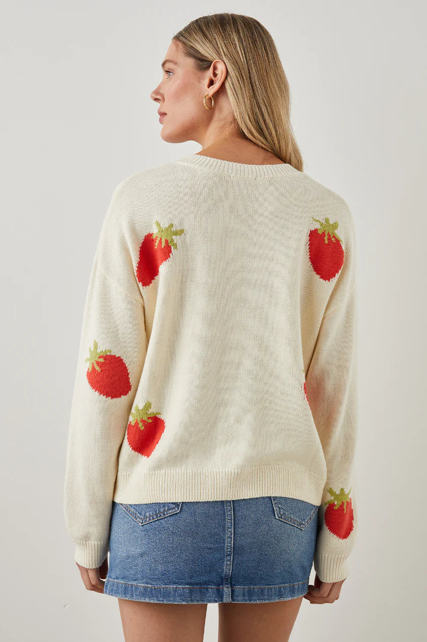 PERCI SWEATER - STRAWBERRIES