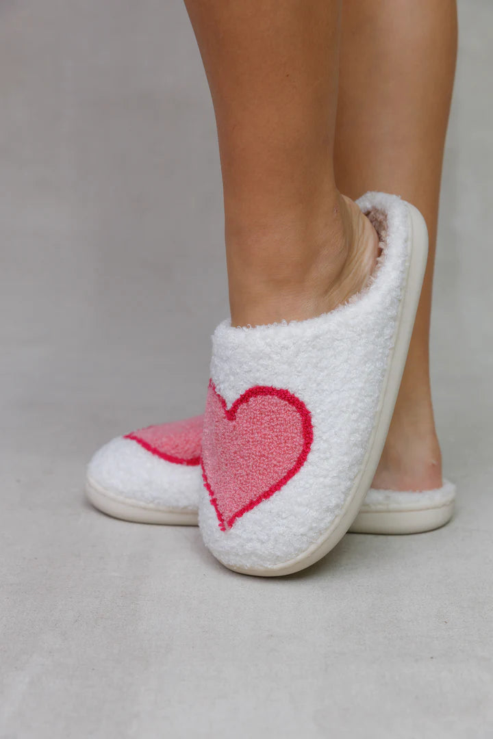 HEART PUFF SLIPPERS