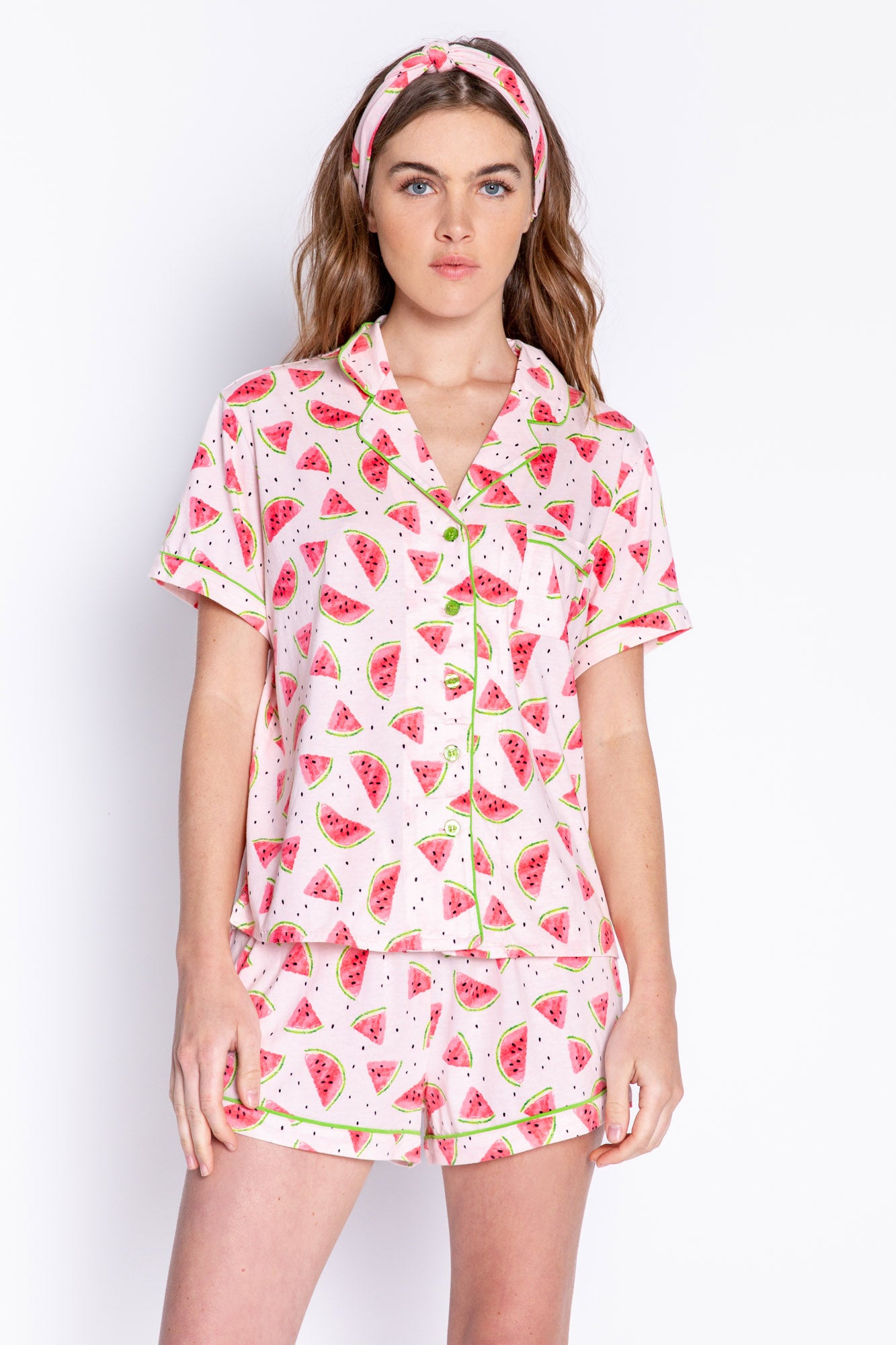 PLAYFUL PRINTS WATERMELON PJ SET