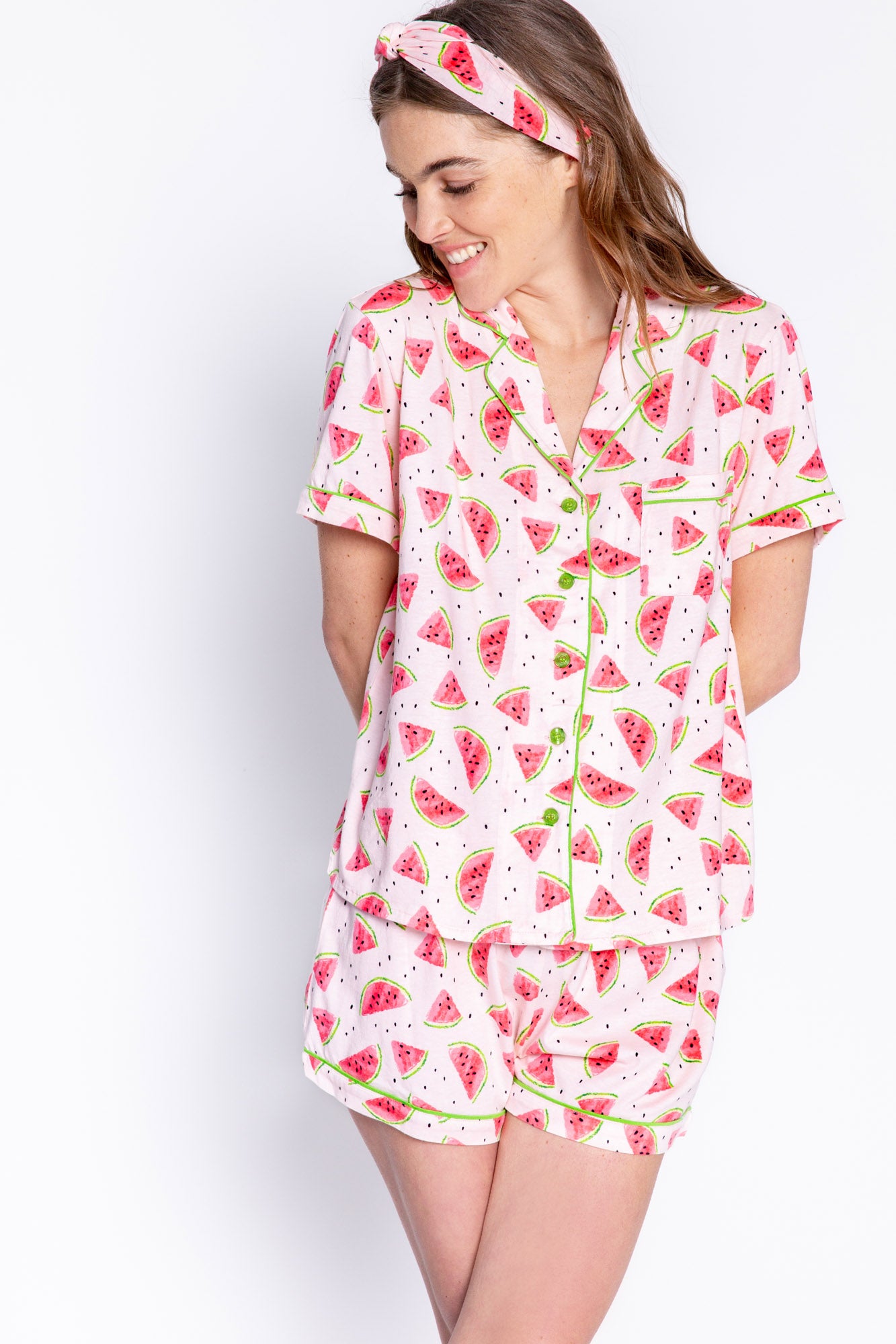 PLAYFUL PRINTS WATERMELON PJ SET