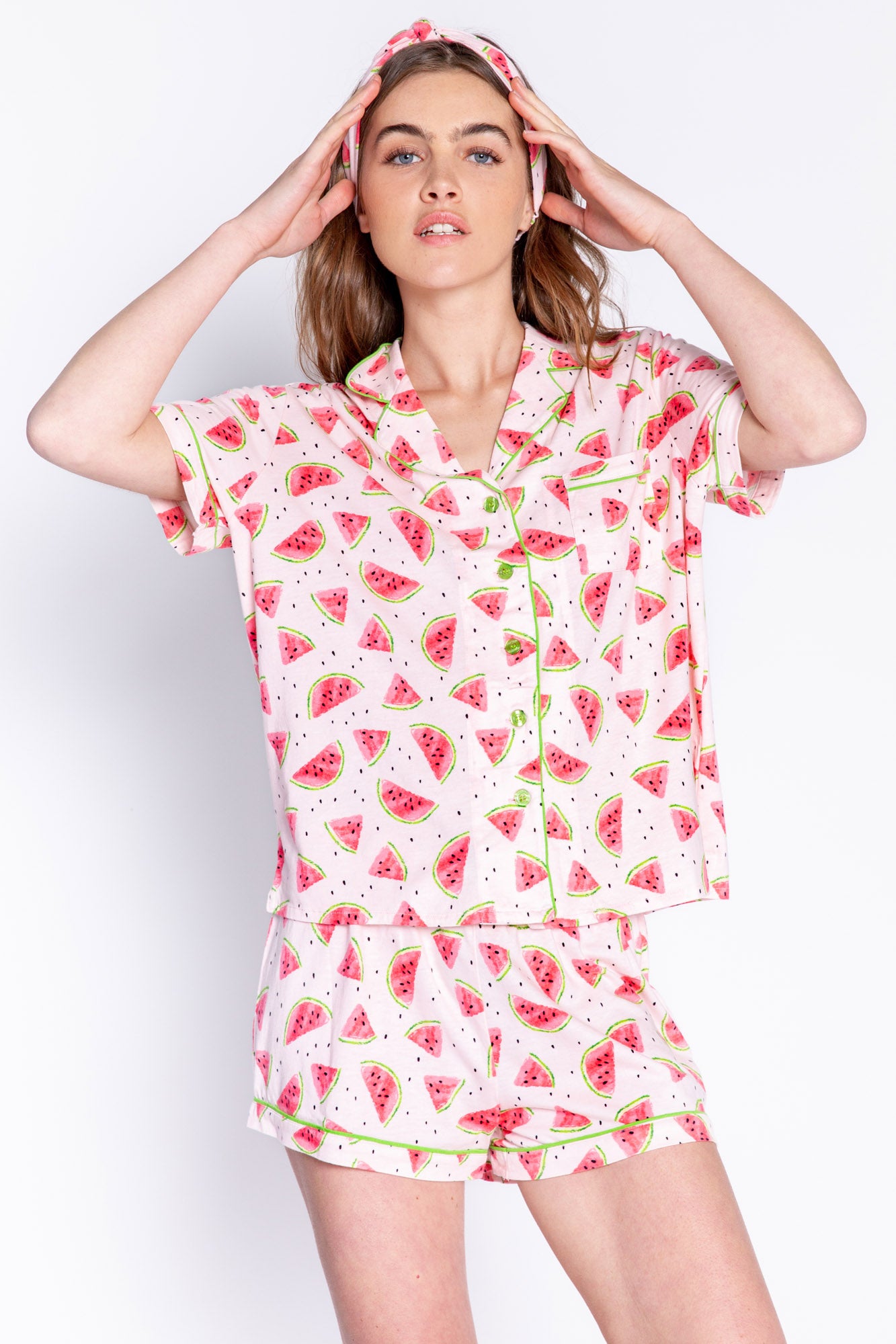 PLAYFUL PRINTS WATERMELON PJ SET