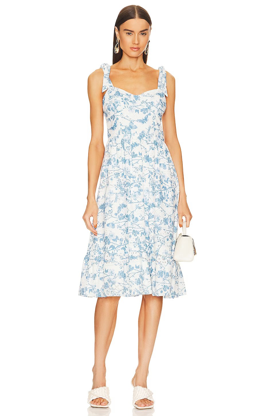 SOPHIA ROSE DRESS - FADED BLUE
