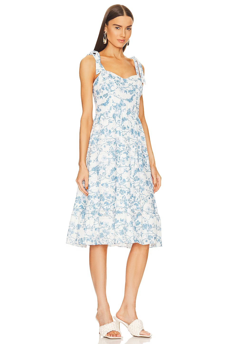 SOPHIA ROSE DRESS - FADED BLUE
