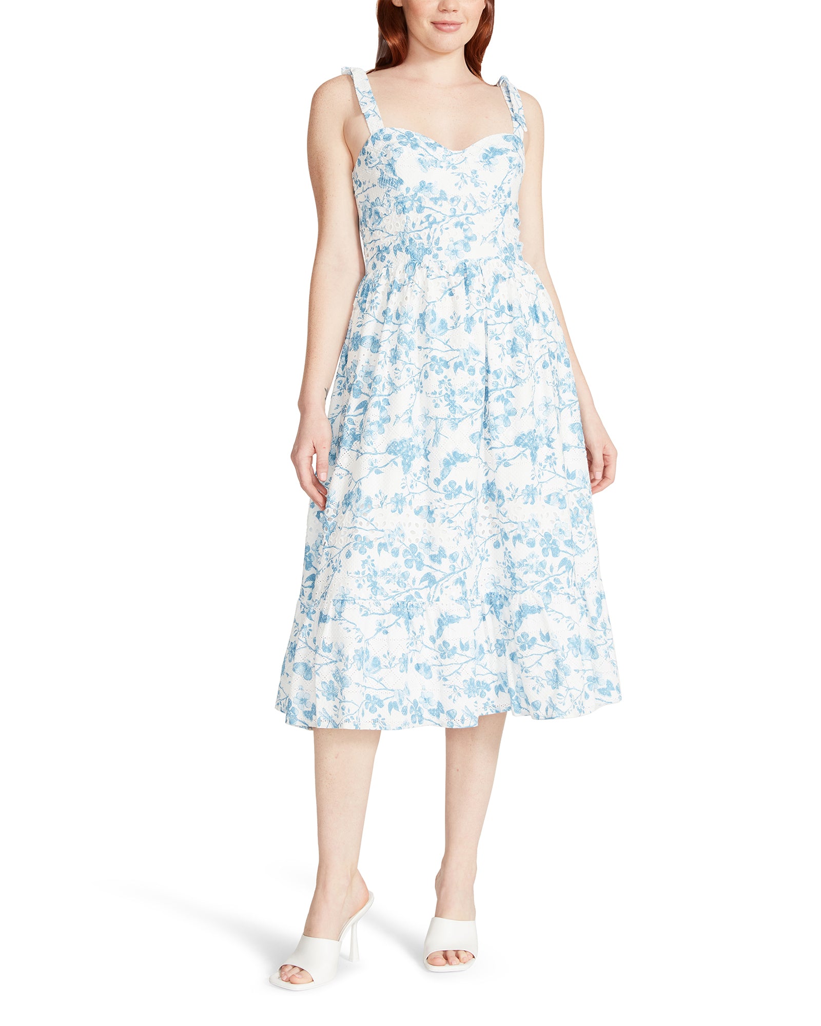 SOPHIA ROSE DRESS - FADED BLUE