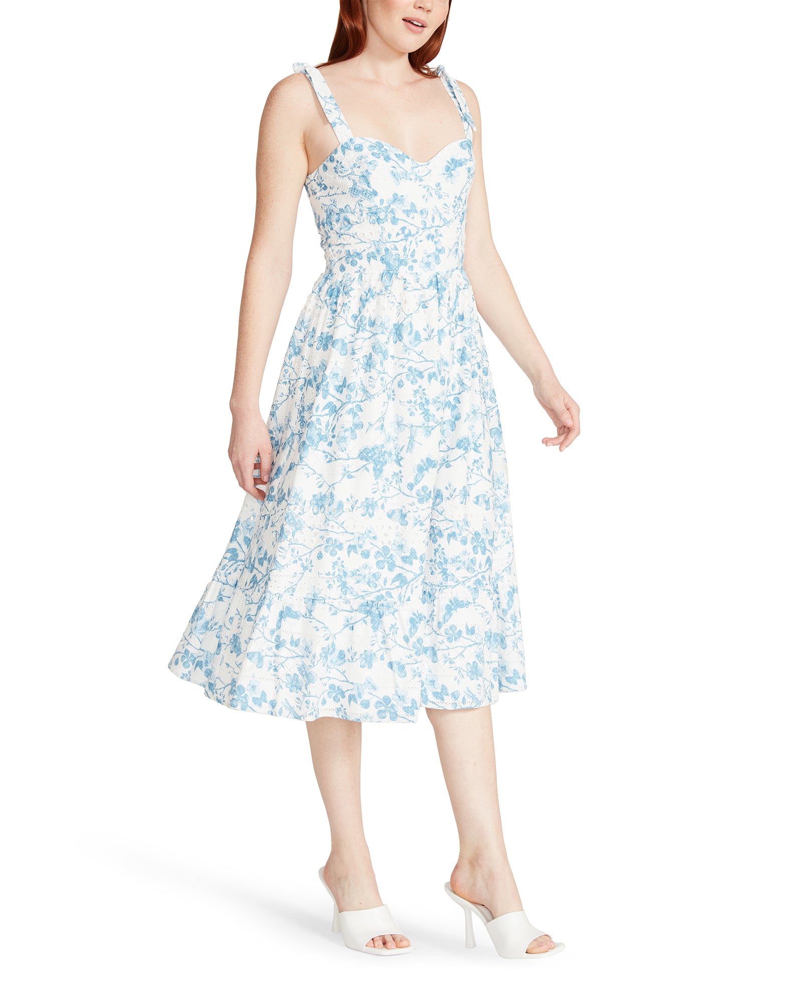 SOPHIA ROSE DRESS - FADED BLUE
