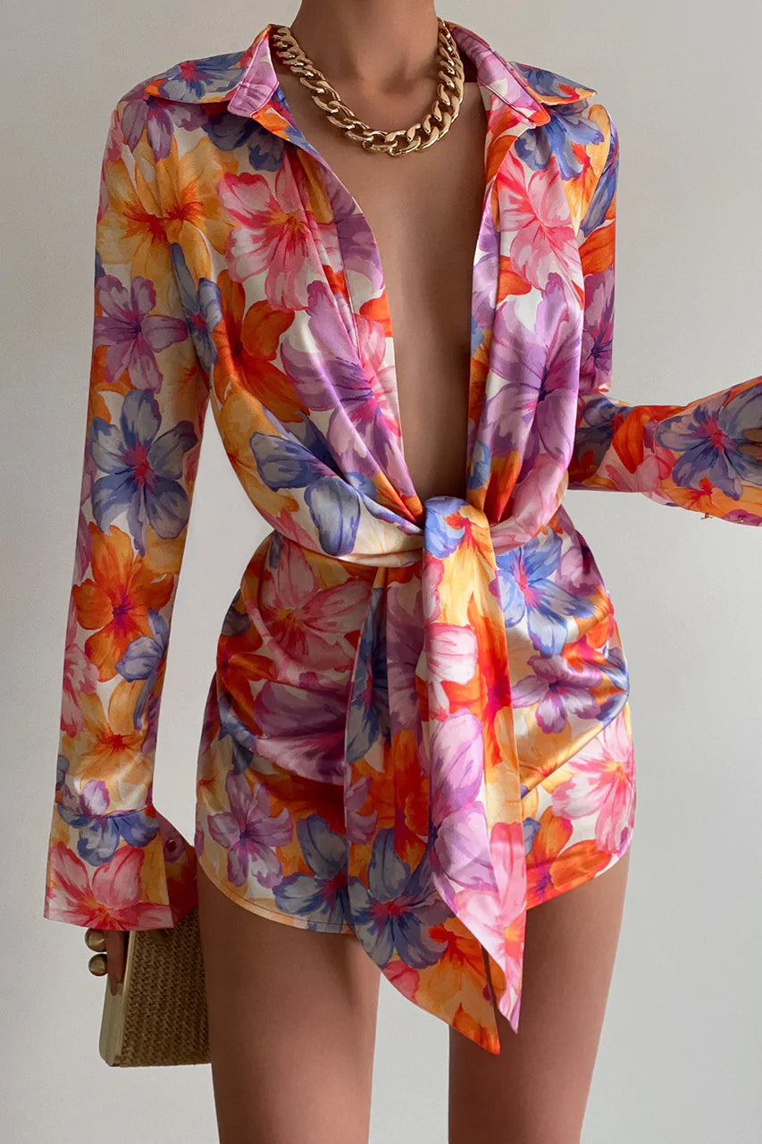 RUBY SPLENDOUR DRESS - FLORAL
