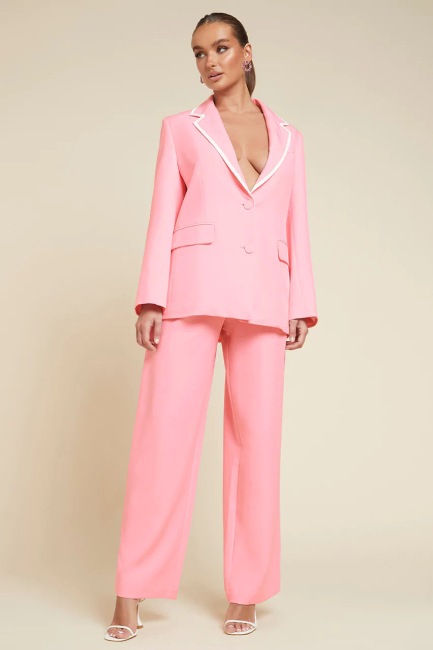 FRANCESCA BLAZER - PINK (ONLINE ONLY)