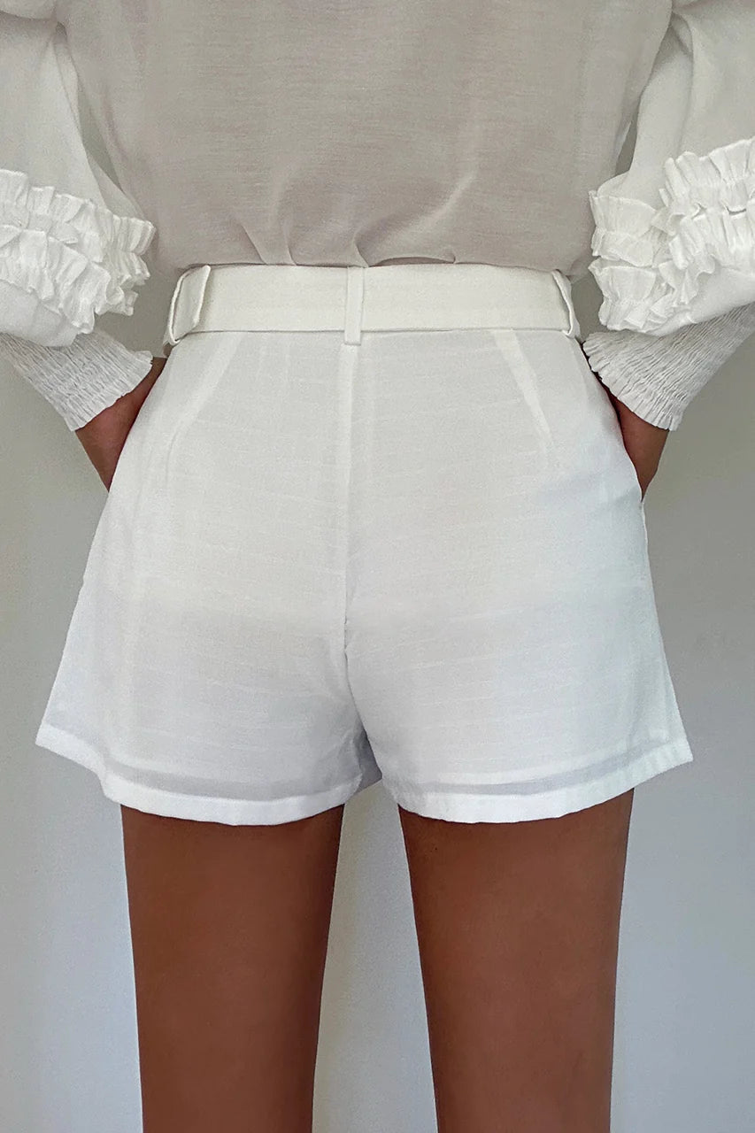 MELINA SHORT - WHITE