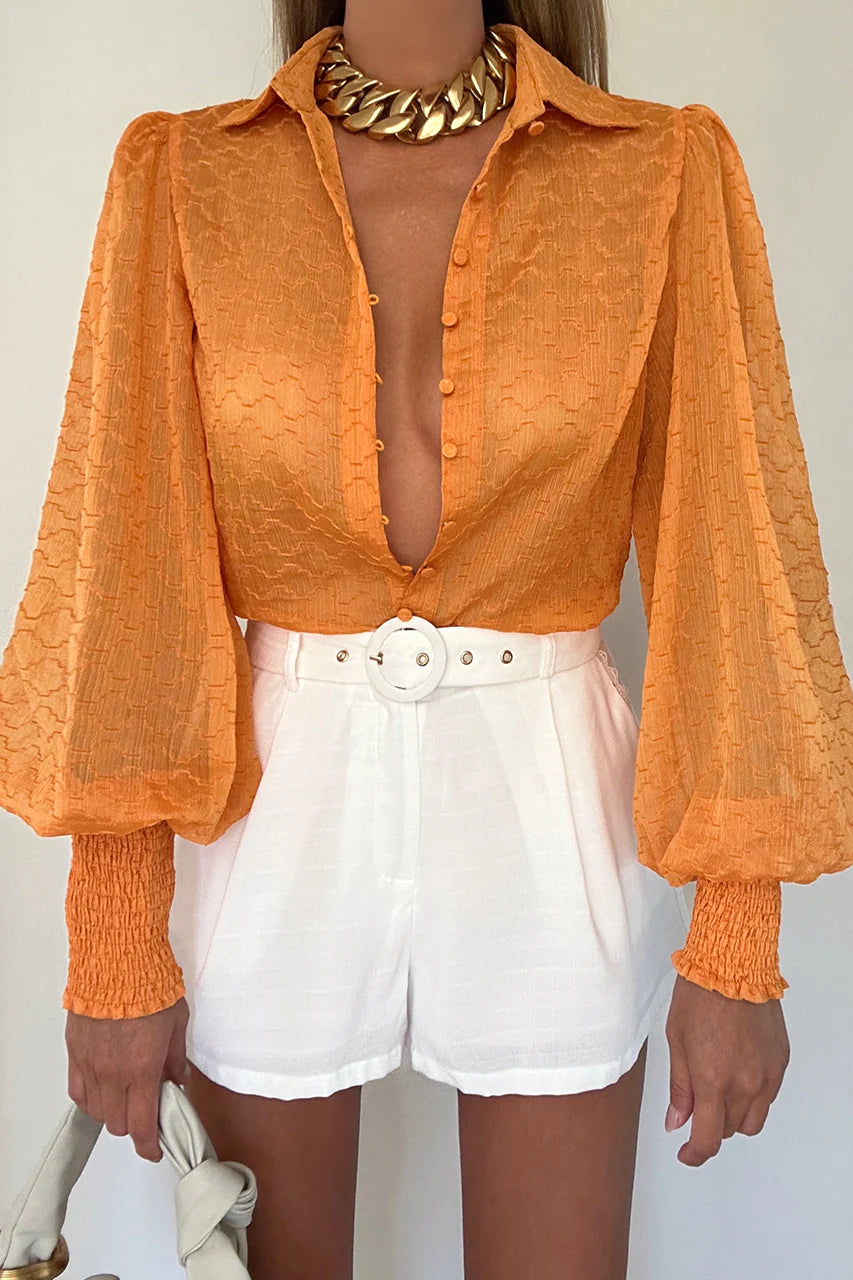 MELINA SHIRT - ORANGE