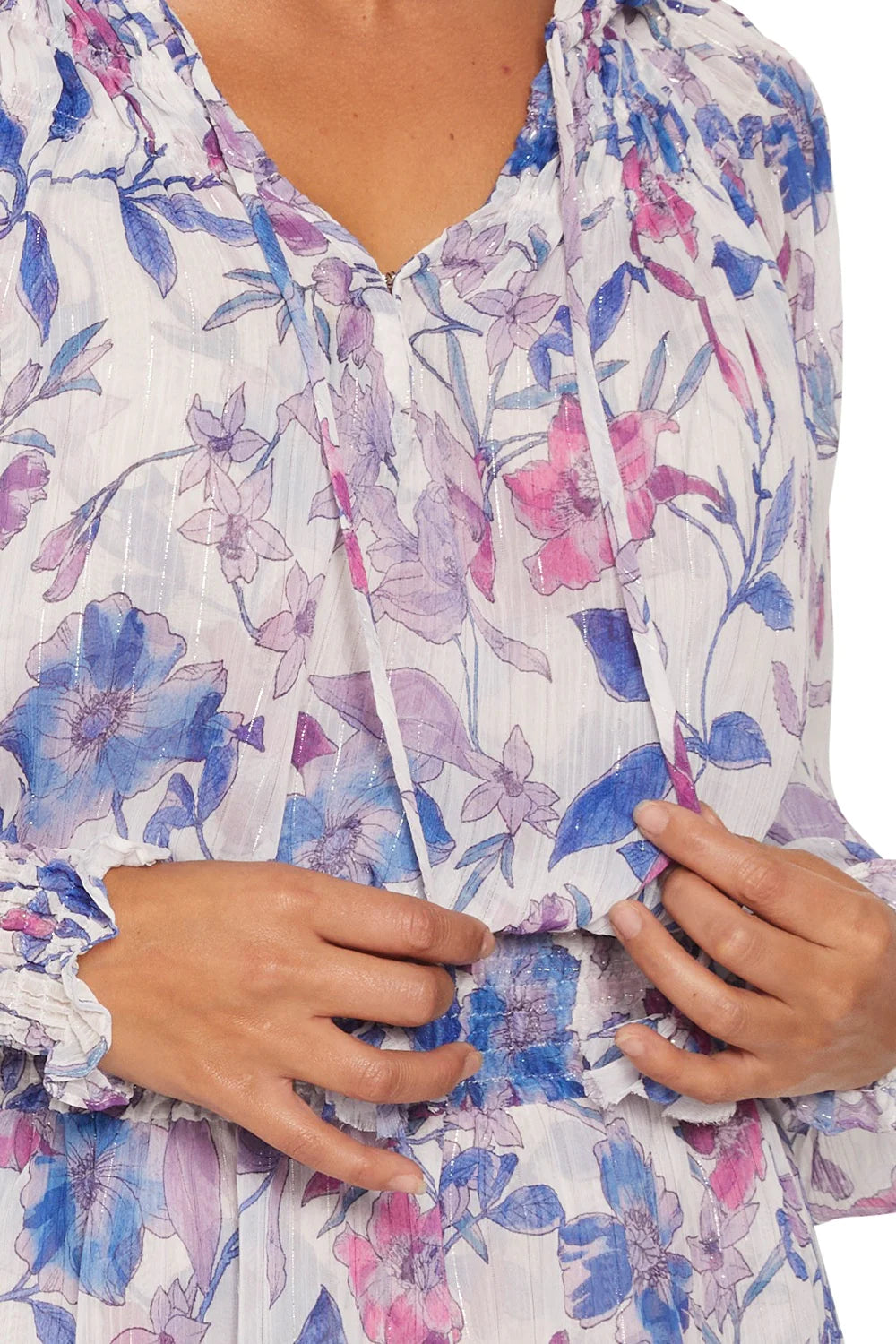 ALMAHA DRESS - AMETHYST FLORAL