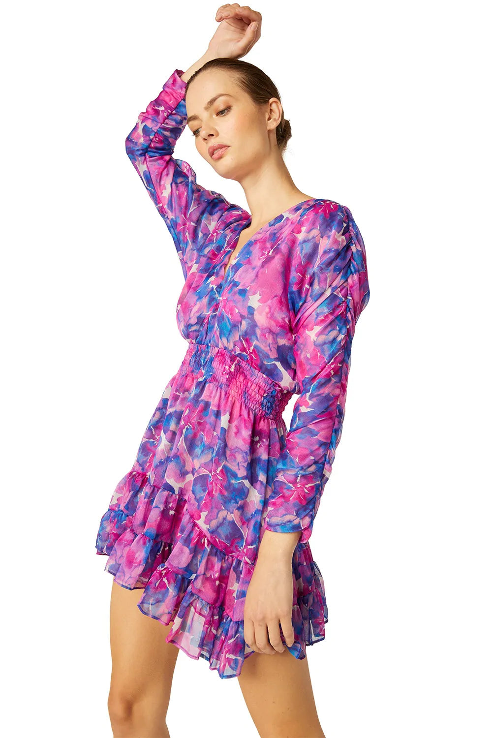 CHIARA DRESS - WATERCOLOR BLUES
