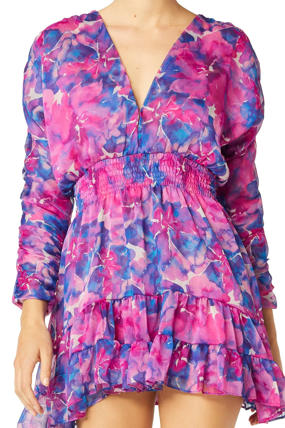 CHIARA DRESS - WATERCOLOR BLUES