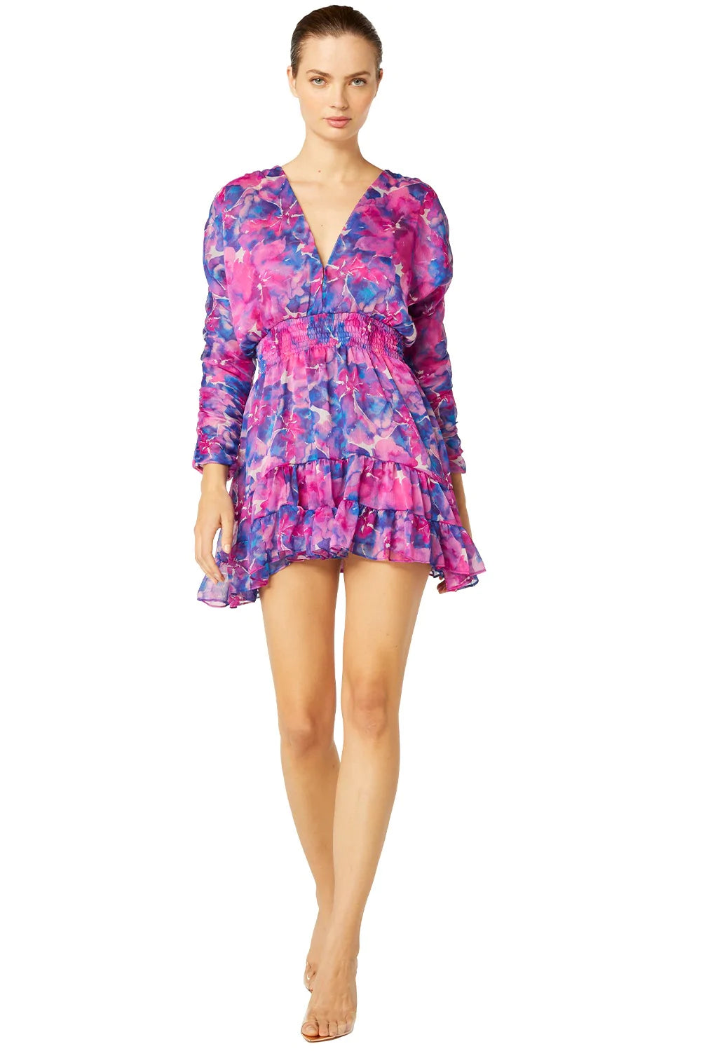 CHIARA DRESS - WATERCOLOR BLUES