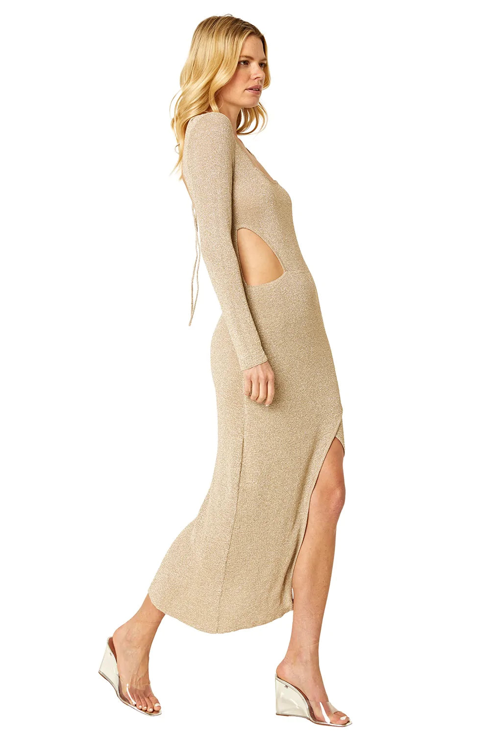 MINKA DRESS - GOLD
