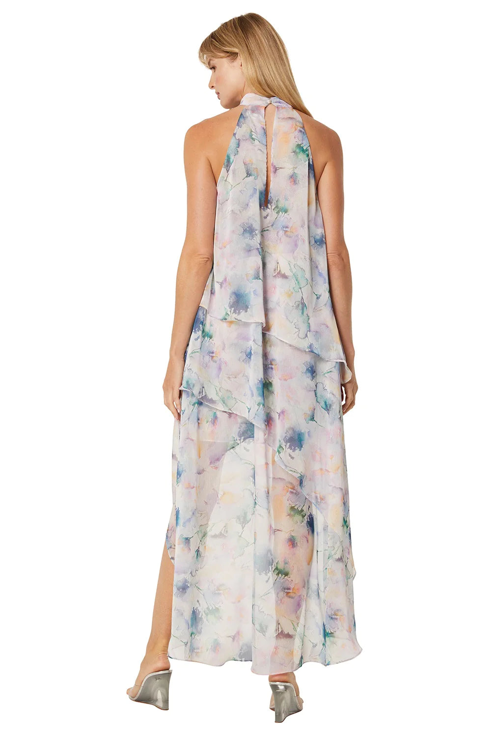 VICTORINE DRESS - ABSTRACT WATERCOLORS