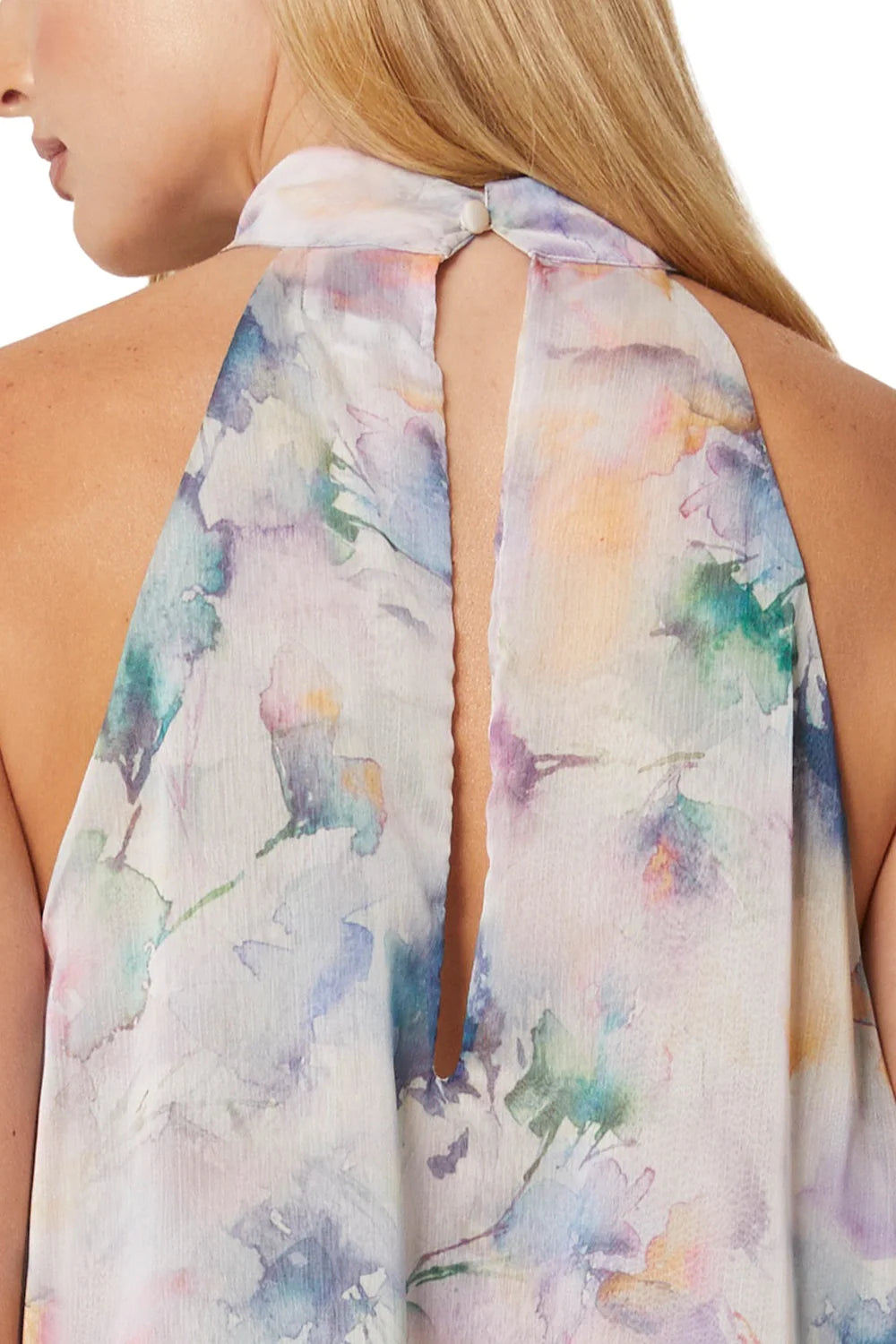 VICTORINE DRESS - ABSTRACT WATERCOLORS