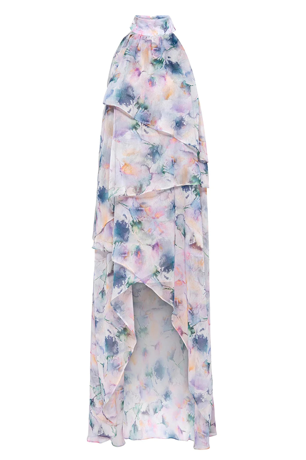 VICTORINE DRESS - ABSTRACT WATERCOLORS