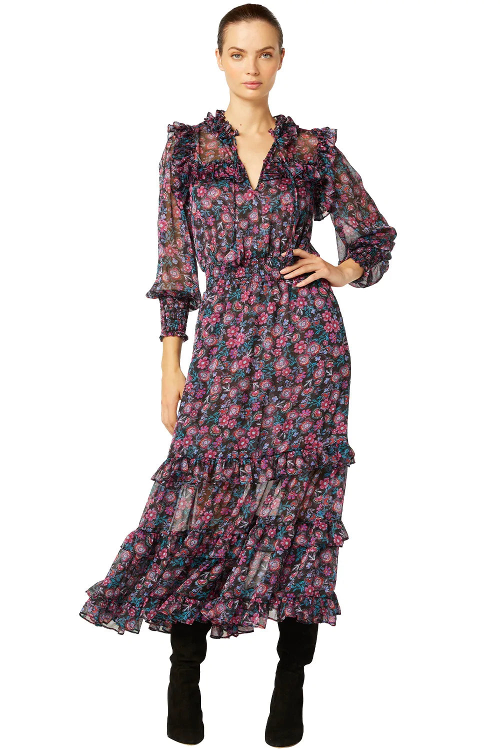VIRGINIE DRESS - ELECTRIC DITSY