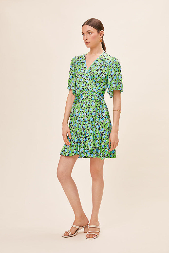 CINDA DRESS - VERT