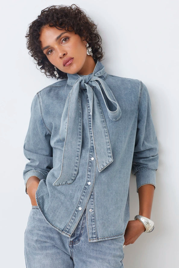 LAOS TOP - JEANS CLAIR