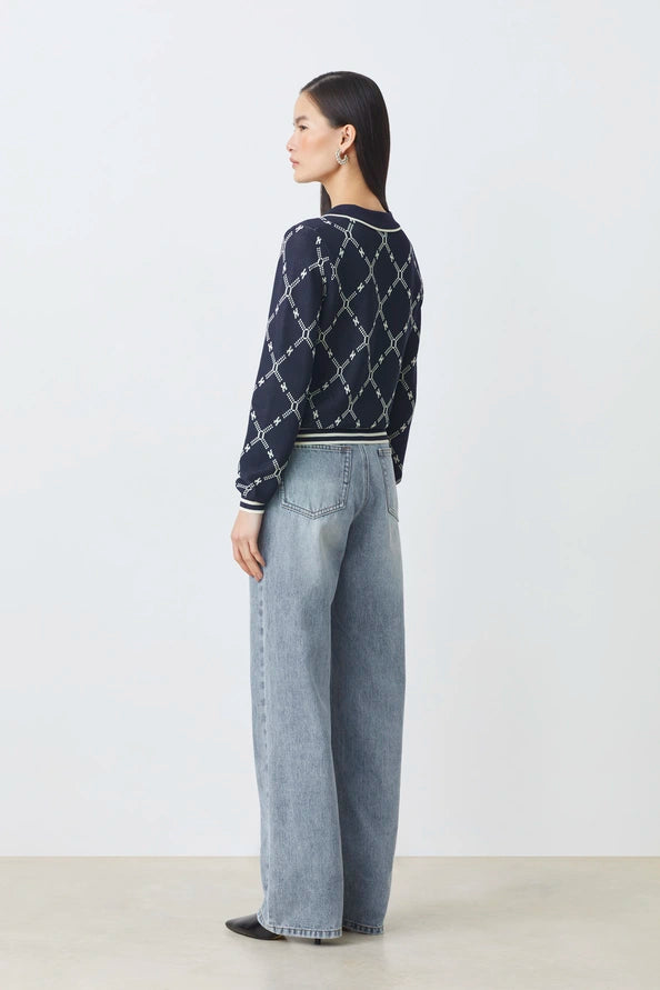 PALMAROS TOP - BLEU NUIT