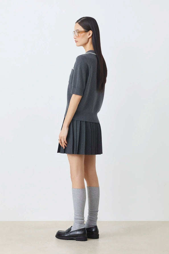 FALDA SKIRT - CARBONE