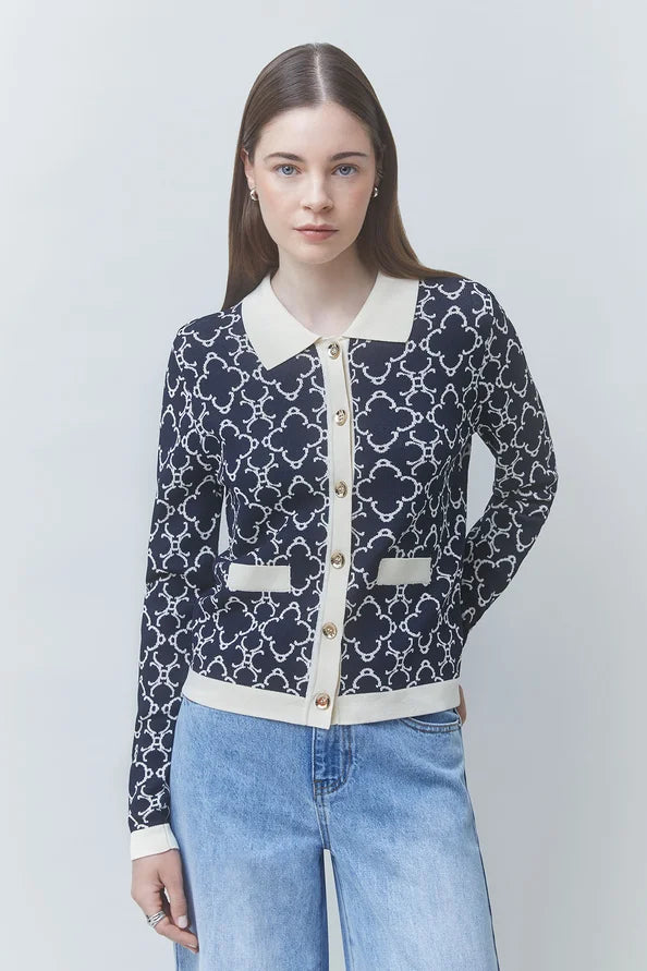 GEMARY SWEATER - BLEU NUIT