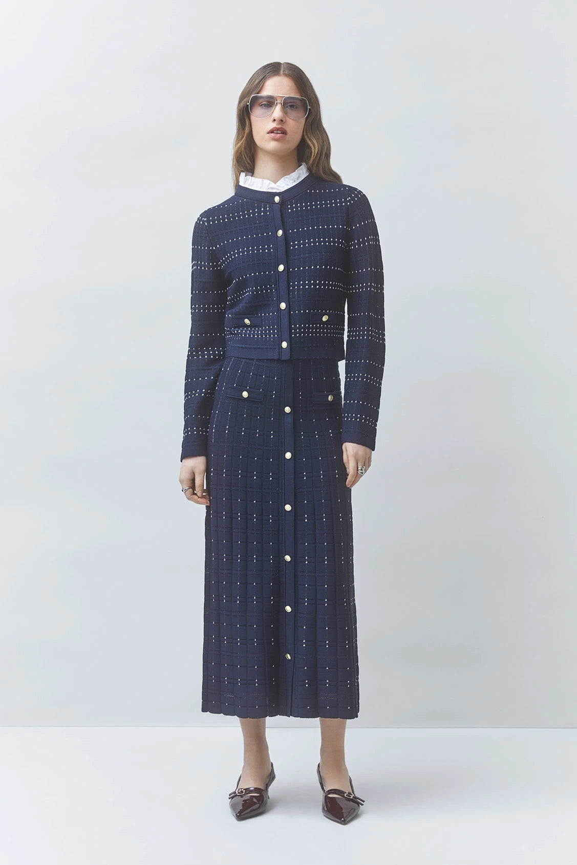 FILBY SKIRT - BLEU NUIT