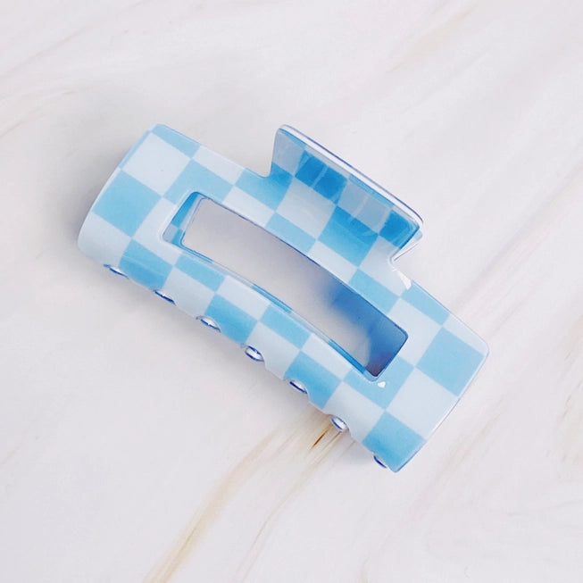 CHECKER LOVERS HAIR CLIP (VARIOUS COLOURS)