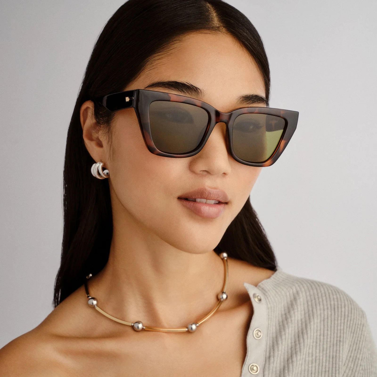 LE COEUR SUNGLASSES - DARK TORT