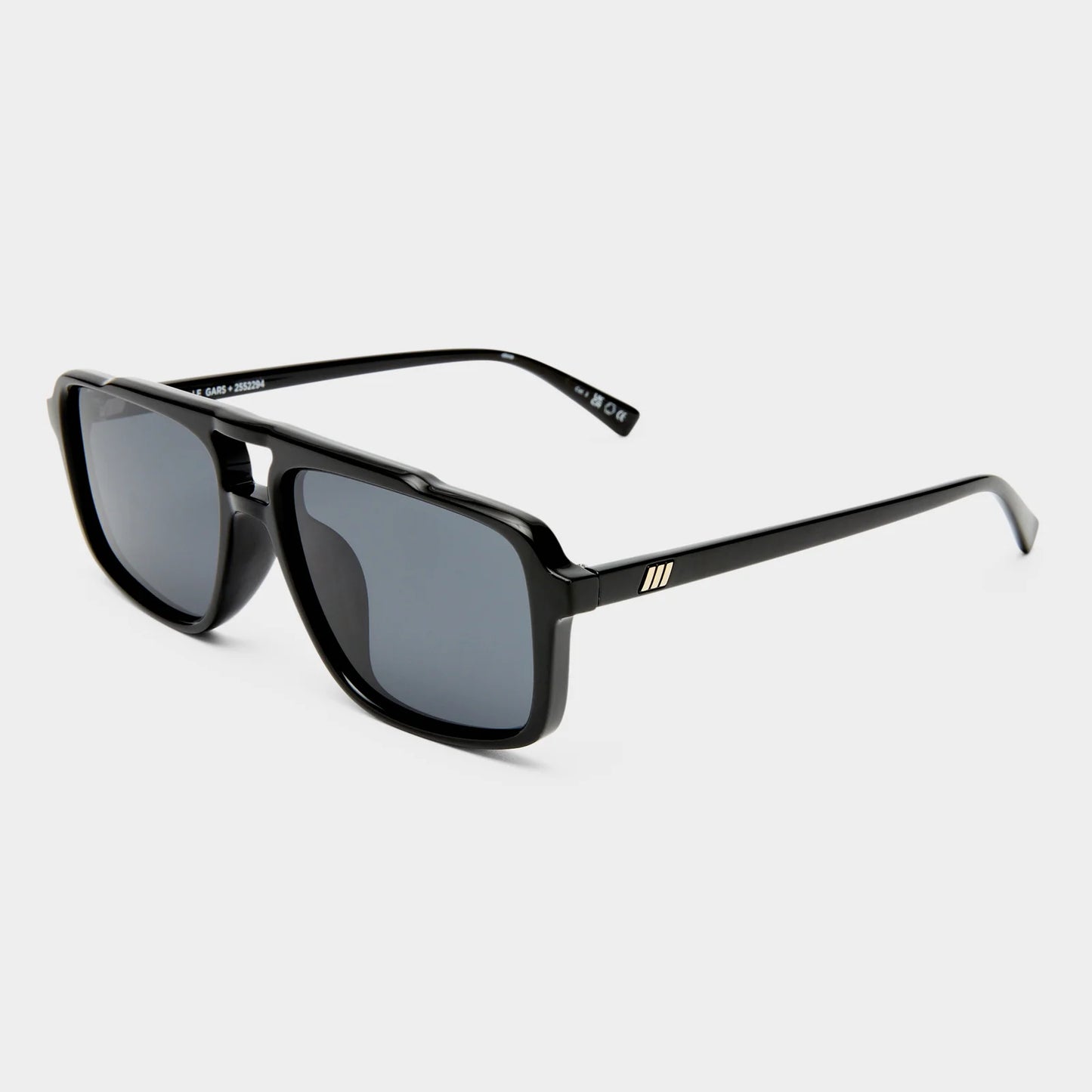 LE GARS SUNGLASSES - BLACK SMOKE MONO POLARISED