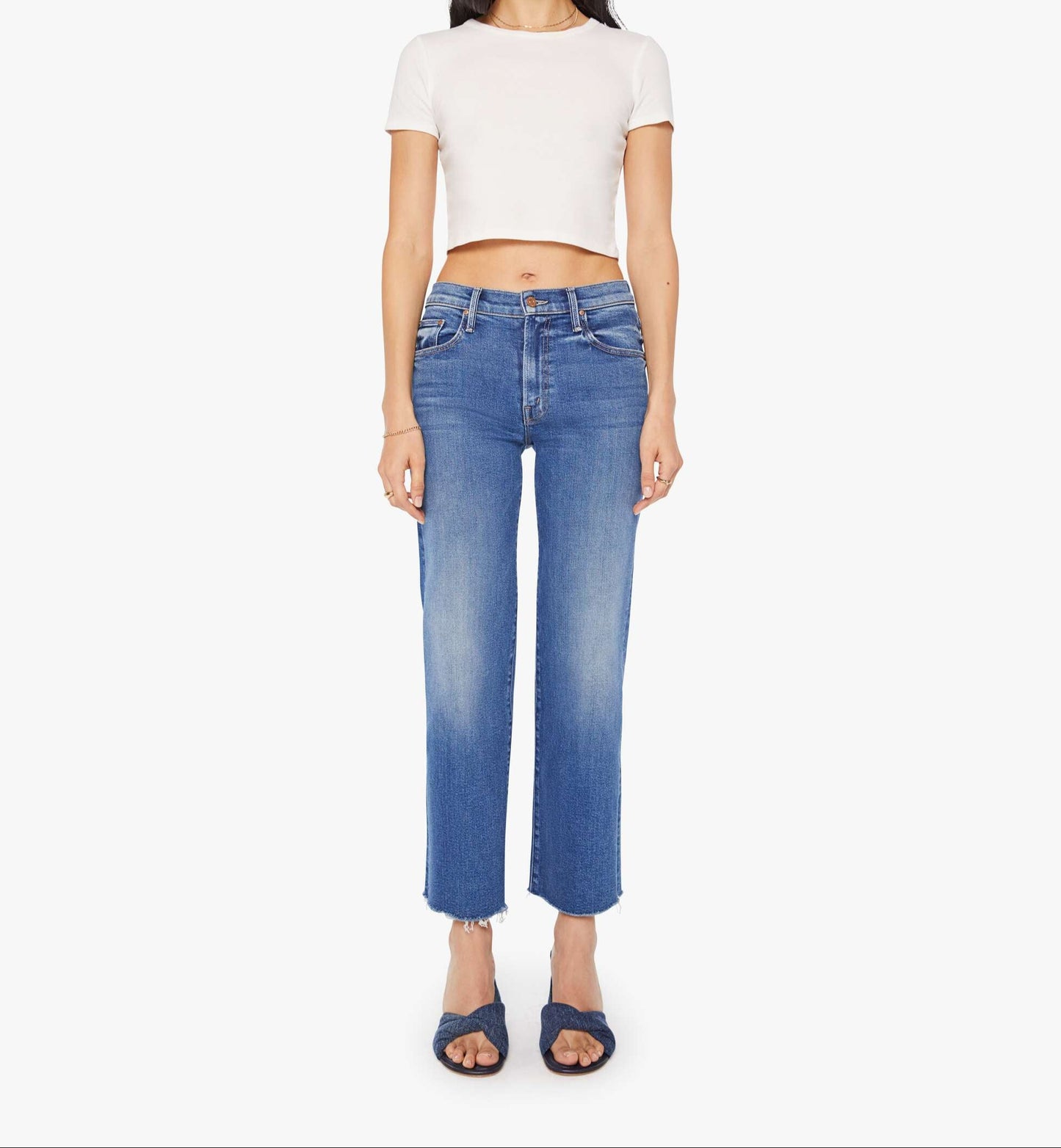 THE MID RISE RAMBLER ZIP ANKLE FRAY - DUGOUT DOOBIES