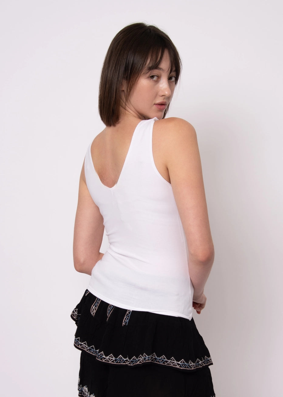 VALENTINA TANK TOP - BLACK