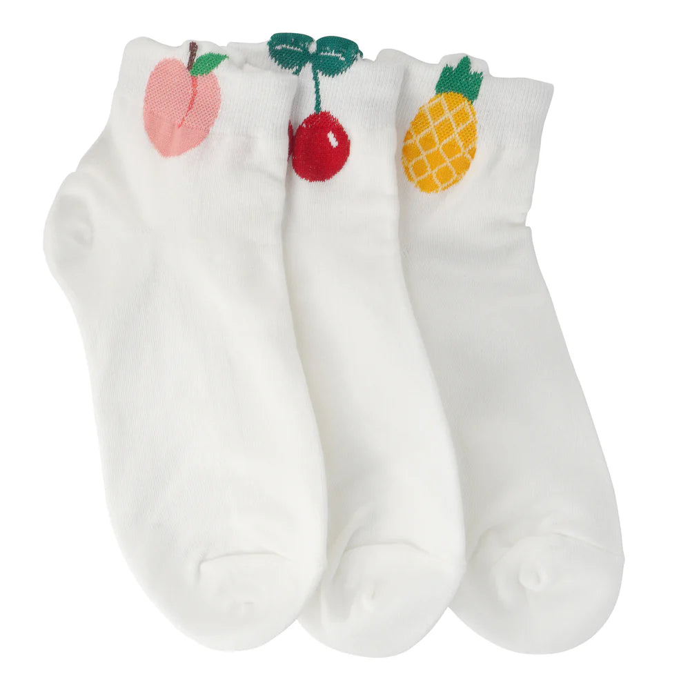 FRUIT CUP SOCKS (3 PACK)