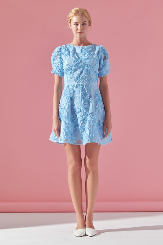 ELIZA ORGANZA MINI DRESS