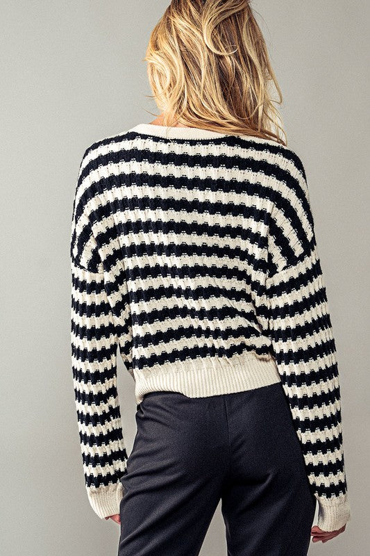 BETWEEN THE LINES CARDIGAN