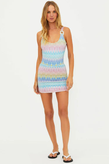 EZRA SKIRT - SUNSET CHEVRON