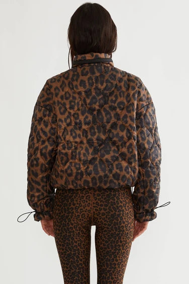 HARVIE JACKET - CARAMEL LEOPARD