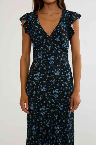 ELODIE DRESS - WILD BLUEBELL