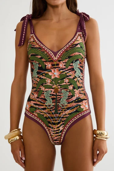 AKIRA ONE PIECE SWIMSUIT - DEEP JUNGLE
